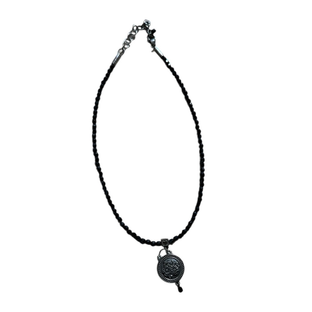 Brighton Black and Silver Minimalist Necklace - Picture 3 of 3